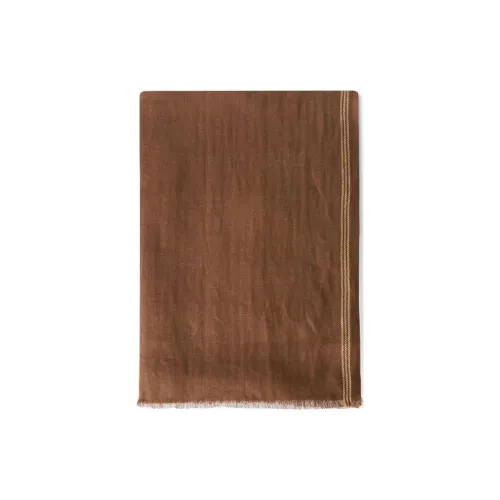 Loro Piana Linen Knitted Scarves Men's Brown