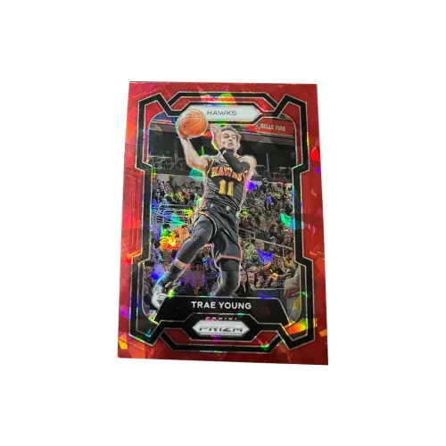 PANINI Trae Young Atlanta Hawks Core New York Mayor Prizm Collection Red Crush Ice Player Card Rare Card