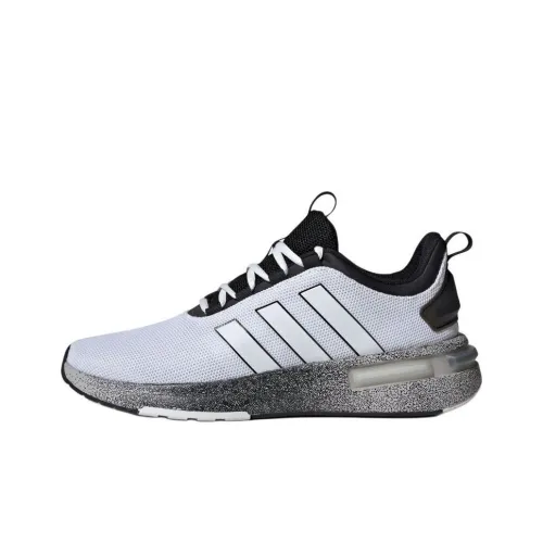Adidas Racer TR23 Slip-resistant Abrasion-resistant Low Top Casual Running Shoes Men's White Black Adidas Racer TR23 Противоскользящий Устойчивый к истиранию Низкий Топ Повседневные Беговые Кроссовки Мужские Белый Черный