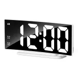 Белый [Версия с батареей] Два набора будильников