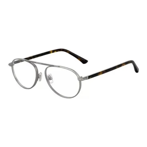 Jimmy Choo Титан Авиатор Оправы для очков Мужской Серебряный