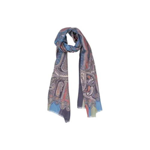 ETRO Шерсть Шелк Вязаные Шарфы Мужской Многоцветный