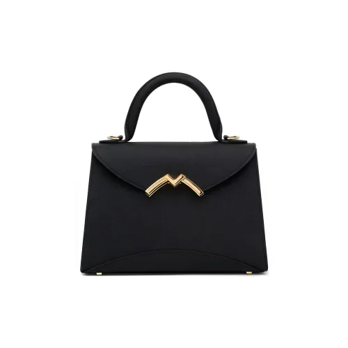 Moynat Сумка из коровьей кожи Сумка-клатч на одно плечо Женская Черная