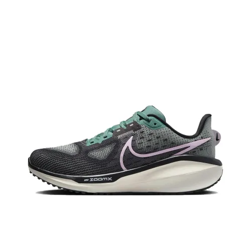Nike Air Zoom Vomero 17 Slip-resistant Abrasion-resistant Low-top Беговые кроссовки Женские Черный Серый