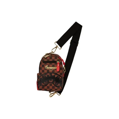 SPRAYGROUND Сумка через плечо из искусственной кожи обычная женская коричневая