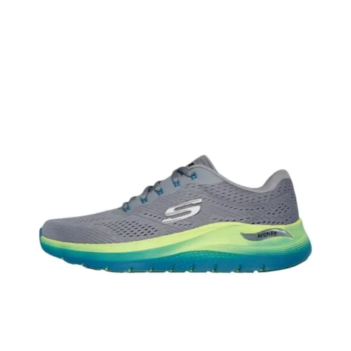 Skechers ARCH FIT 2,0 Устойчивые к истиранию Низкие Беговые кроссовки Мужские Серые