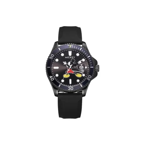 Disney Кварцевый механизм Часы Детские Черный циферблат