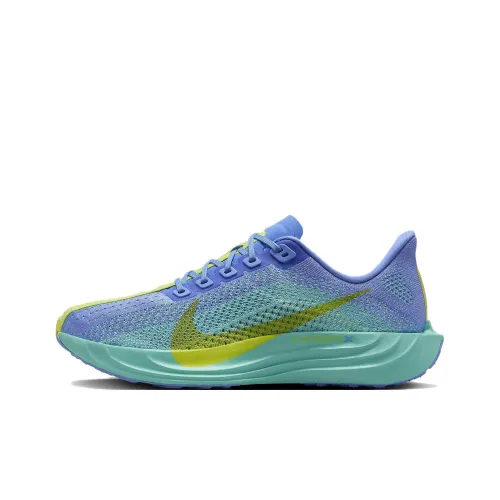 nike Flex Plus Slip Resistant Abrasion Resistant Низкий Топ Повседневные Беговые кроссовки Женские Зеленый синий