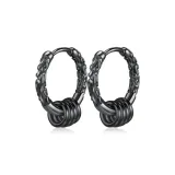 Металлический черный, 1 пара