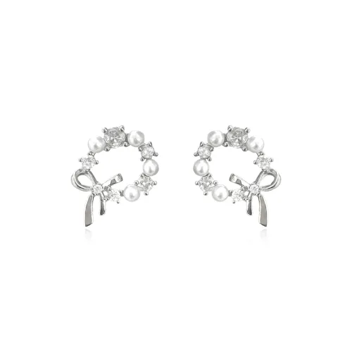 DVNRR Copper Stud Earrings Women's DVNRR Медные серьги-гвоздики женские