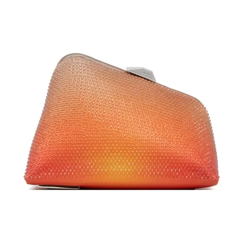 The Attico Сумка через плечо из кожи сумка на плечо женская оранжевая