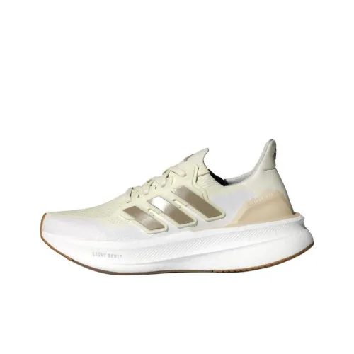 Adidas Ultraboost 5,0 Противоскользящий Устойчивый к истиранию Низкий Топ Повседневные Беговые кроссовки Женские Белый Серый