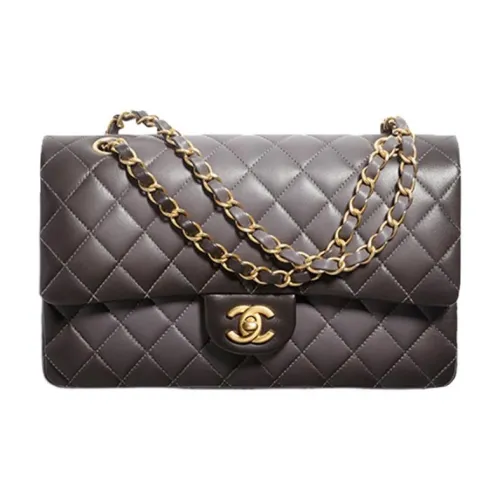 CHANEL Classic Flap CF Lambskin Сумка через плечо Сумка Женская Серый