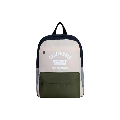 Levi's Прочный полиэстер рюкзак стандартный унисекс белый