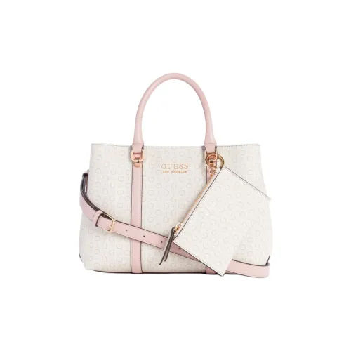 GUESS Покрытый холст Сумка через плечо Сумка Женская Розовая