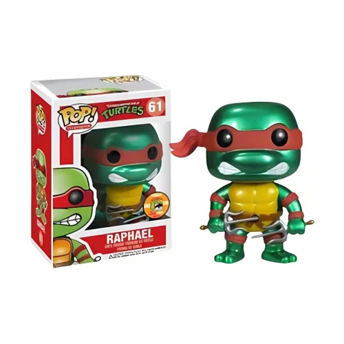 Funko POP! Collection ANIMATION Черепашки-ниндзя Рафаэль Electroplated Version Фигурки в стиле чиби