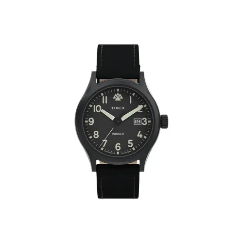 TIMEX Кварцевые часы черный циферблат унисекс