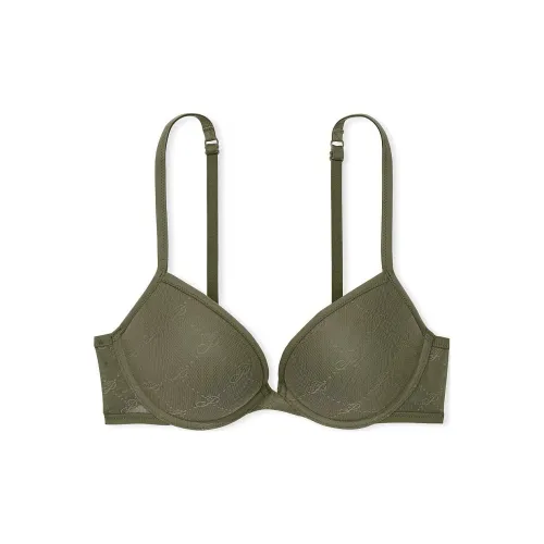 Victoria's Secret Розовый Wear Everywhere Супер PUSH Up Бюстгальтер Повседневный Новый Оливковый Бюстгальтер Женские Оливковый