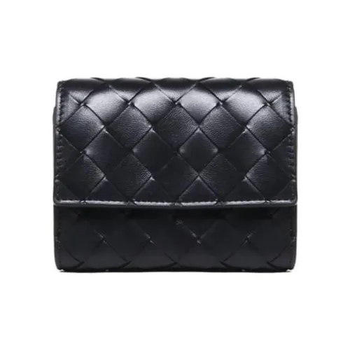 Bottega Veneta Телячья кожа Кошелек Женские Черный