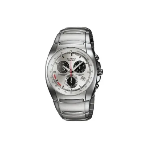 CASIO EDIFICE Collection Кварцевый механизм нержавеющая сталь ремешок унисекс серебристый циферблат