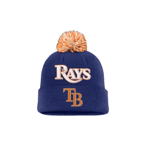 nike Акриловые шапки-бини Мужской Синий