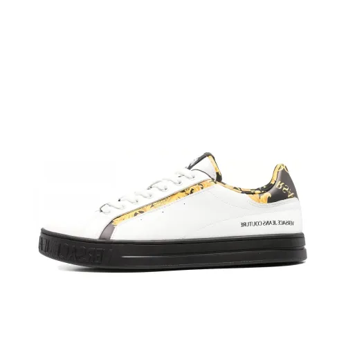 VERSACE JEANS Скейтборд Кроссовки Низкие Белые Мужские
