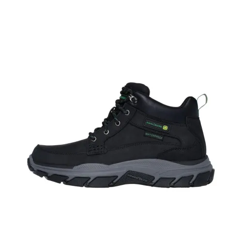 John Deere x Skechers Respected Boswell MID Топ Уличная обувь Мужской Черный