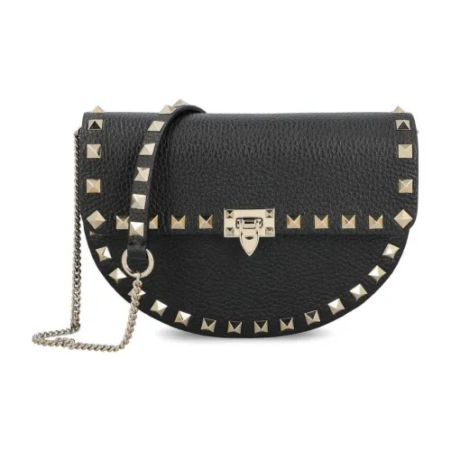 Valentino Garavani Телячья кожа Сумка через плечо Сумка на плечо Женская Черная