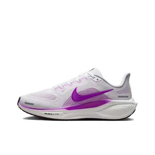 Nike Pegasus 41 Low Топ Беговые кроссовки Женские Белый Фиолетовый