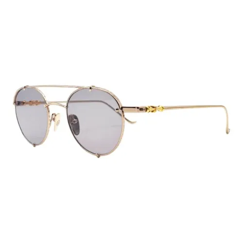 Chrome Hearts Aviator Солнцезащитные очки Унисекс Розовое золото