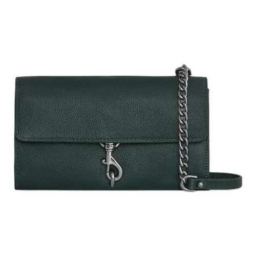 REBECCA MINKOFF Сумка через плечо из кожи кошелек женский темно-зеленый