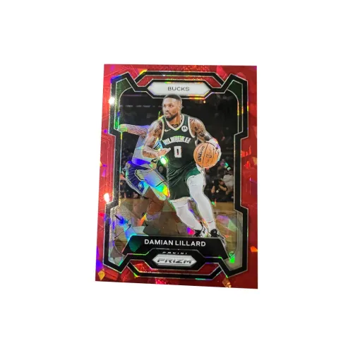 PANINI Bucks Лиллард COACH Prizm Collection Красный Crush Игрок Card Rare Card Спортивные карты 1 шт