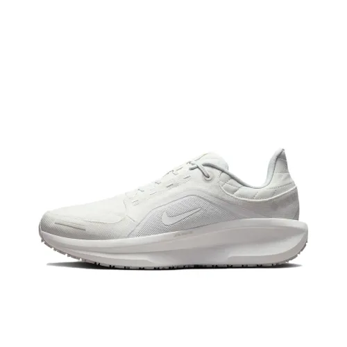 Nike Winflo 11 Slip-on Устойчивый к истиранию Низкий Топ Повседневные Беговые кроссовки Мужские Белые