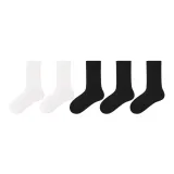 5 пар (Белый + Белый + Черный + Черный + Черный)