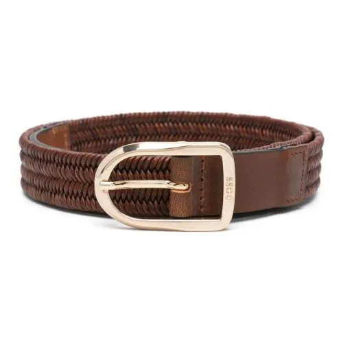 BOSS Телячья кожа Кожаные ремни Женские Умбра Ширина 2,5 см