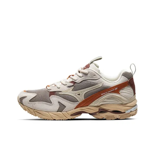 Mizuno Wave Rider 10 Casual Низкий Топ Серый/Умбра/Оранжевый Желтый Унисекс