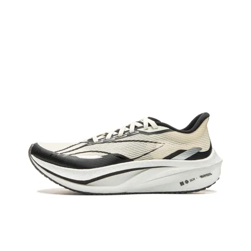 Feidian 4 Challenger Беговые кроссовки Низкий верх Бежевый Черный Женские