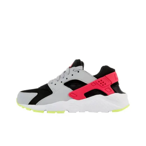 Nike Huarache Run Anti KICK и устойчивый к истиранию низкий топ детские беговые кроссовки серый черный для подростков