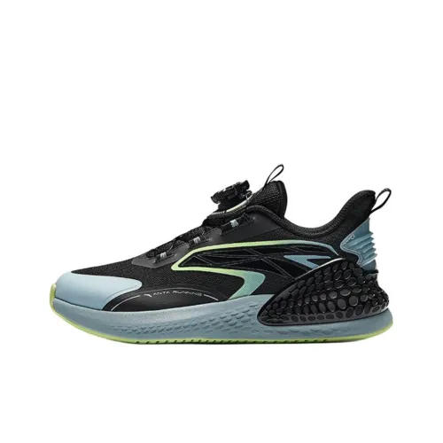 Antakids C37 Легкие амортизаторы низкий топ беговые кроссовки черный зеленый для подростков