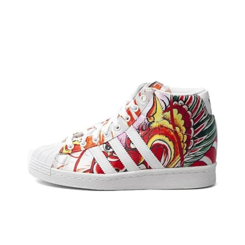 Adidas Originals SUPERSTAR HIGH Скейтбординг Кроссовки Женские Белые