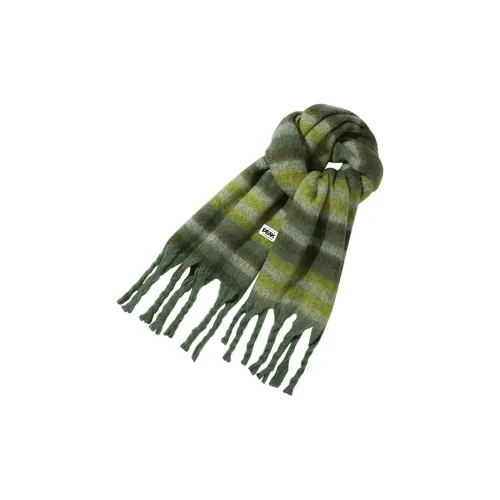 PEAK Полиэстер Трикотаж Шарфы Унисекс Зеленый Серый Черный