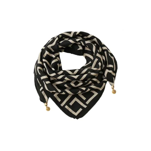 JKEM Полиэстер Трикотаж Шарфы Женские