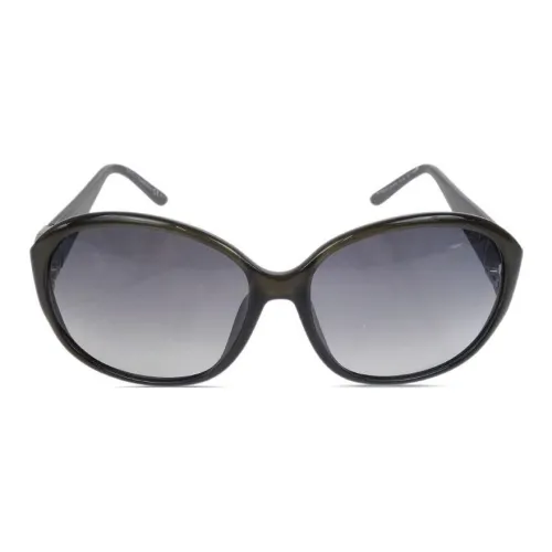 GUCCI Акрил Металл Нерегулярная форма Солнцезащитные очки Женские Черный