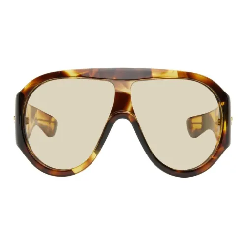 Bottega Veneta Ацетат Нерегулярная форма Солнцезащитные очки Мужской Черепаховый