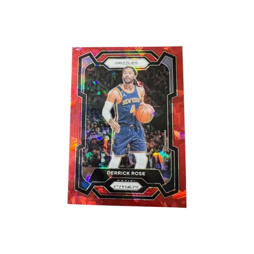 PANINI New York Knicks Derrick Rose Windy City Розовый Prizm Collection Красный Crush Ice Игрок Card Rare Card