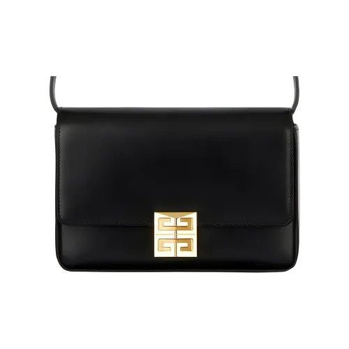 GIVENCHY 4G Коровья кожа Сумка через плечо Средняя Женская Черная