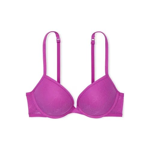 Victoria's Secret Розовый Wear Everywhere Супер PUSH Up Бюстгальтер Berry Bliss Бюстгальтер Женские Fuchsia