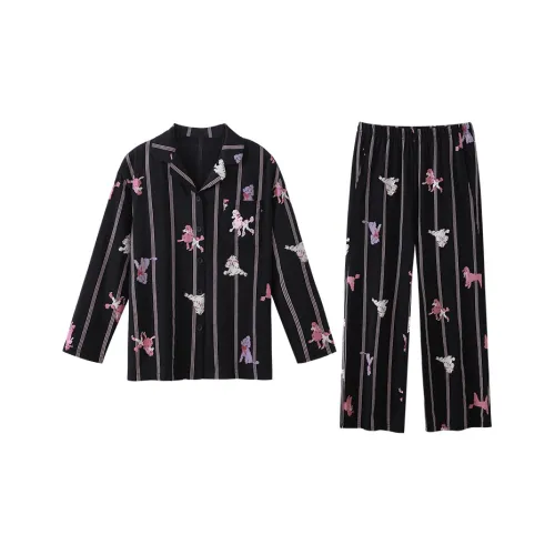 JINGYUN Плюшевый Пудель Женские Пижамные Комплекты