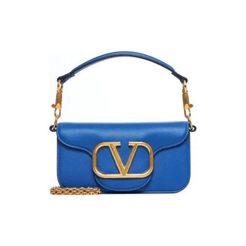 Valentino Garavani Кожа Одно плечо Сумка Маленькая Женская Riverside Синий