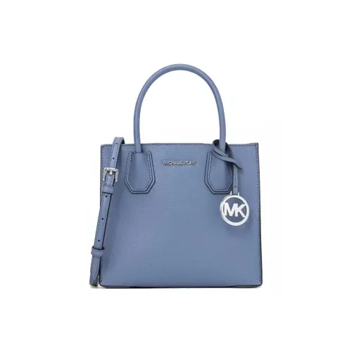 MICHAEL KORS Mercer Кожа Тоут Сумка Сумка для покупок Сумка через плечо Сумка среднего размера Женская Синяя